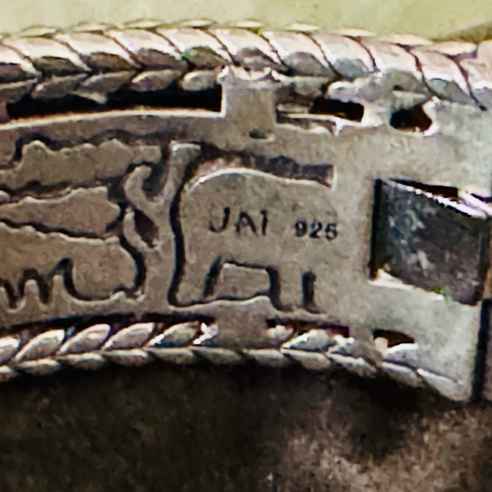 JAI-John Hardy Sterling Silver Elephant Cuff Bracelet - Picture 2 of 5